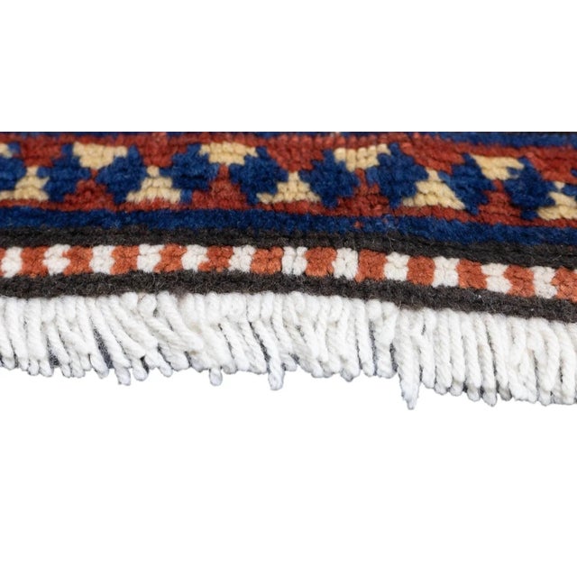 Green Antique Kazak Rug 5'2'' x 6'7'' For Sale - Image 8 of 11