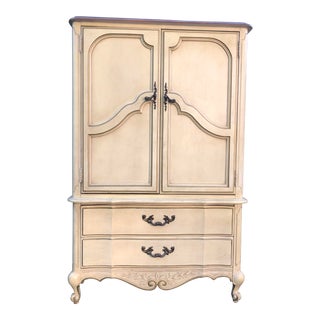 American of Martinsville French Provincial Armoire Dresser For Sale