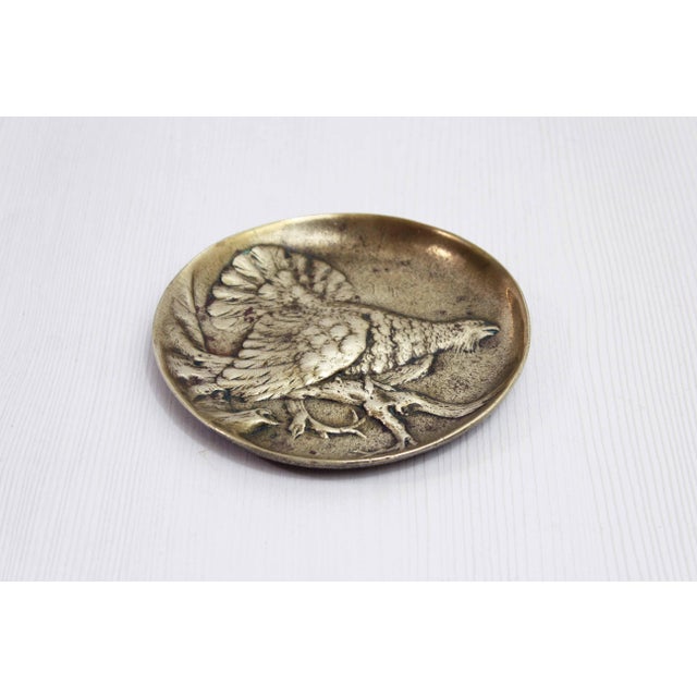 Vintage Bronze Model Pheasant by Berndorf, Austria, 1950s For Sale - Image 9 of 10