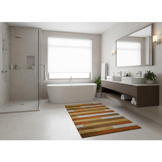 Rug size: 5′ × 8′ with a medium pile height of approximately 0.5 inches. Custom orders are available in any shape, size,...