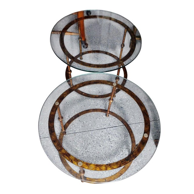 Diego Giacometti Etruscan Elegance: A Pair of Imported (Spain)Diego Giacometti Style Side Tables For Sale - Image 4 of 11