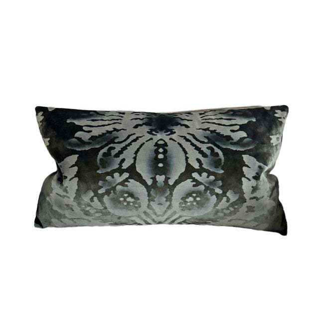 Lumbar pillows made from this beautiful Italian Velour velvet have a very soft, suede like touch, with a lovely sheen that...