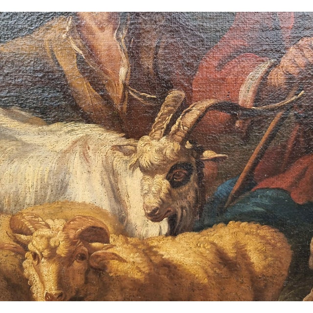 Philipp Peter Roos, Flight Into Egypt, 1680, Oil on Canvas For Sale - Image 6 of 13