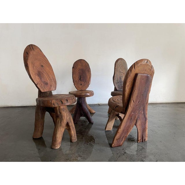 Brutalist Brutalist Chairs, Set of 4 For Sale - Image 3 of 5