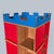 Wood Postmodern Castle Bookcase & Vinyl Record Storage Unit For Sale - Image 7 of 9