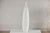 Artisan Tall White Ceramic Vase with Subtle Relief Decoration For Sale - Image 9 of 18