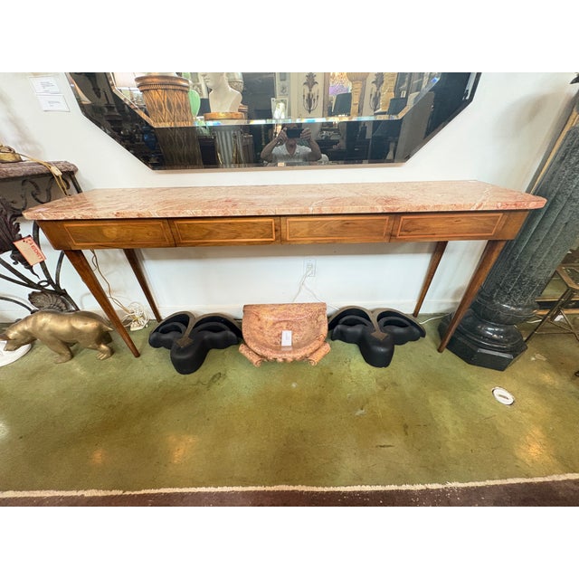 Paolo Buffa 1960s Italian Modern Console Table by Paolo Buffa For Sale - Image 4 of 14