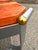 Rich cherry wood meets sculptural metalwork in this one-of-a-kind, artisan-crafted side table. A newly made solid cherry...