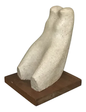Henry Moore Stone Torso Sculpture