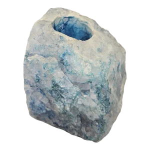 Blue Agate Candleholder