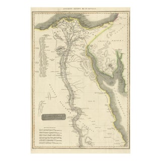 Egypt Nile Valley Map by Danville, 1765 For Sale