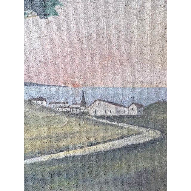 Landscape Composition, 1950, Oil Painting on Canvas For Sale - Image 9 of 18