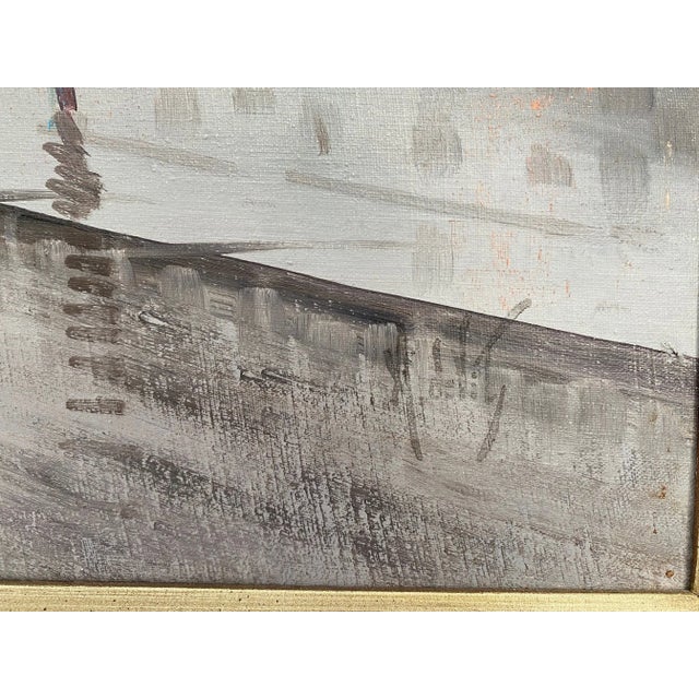 1950s French Painting of Pantheon For Sale - Image 5 of 6