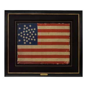 31-Star Printed American Flag, Celebrating California Statehood, Circa 1850
