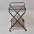 Black Mid-Century Italian Black Faux-Bamboo Bar Trolley For Sale - Image 8 of 12