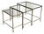 Faux Bamboo Nesting Tables, Set of 3 For Sale