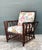 Vintage Stick Rattan Lounge Chair in Vintage Schumacher Paisley For Sale - Image 12 of 12
