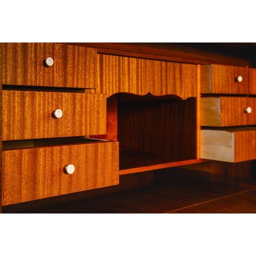 Biedermeier Style Mahogany Veneer Secretary For Sale - Image 17 of 18