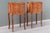 Wood 1950s Pair of Restored French Louis XV Style Rosewood Inlaid Side Tables Nightstands For Sale - Image 7 of 12