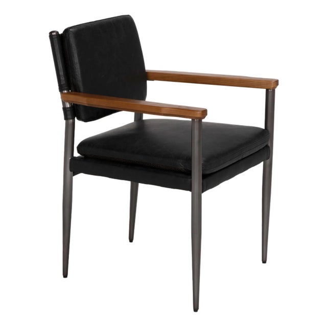 NOIR Wooster Chair Dining Chair w Arms For Sale