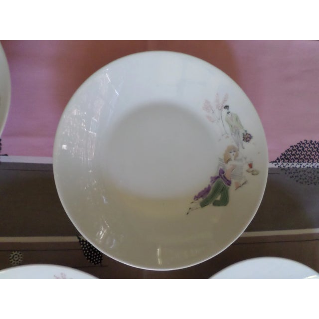 1950s Rosenthal Raymond Loewy Porcelain Soup Bowls by Lis Muller- Set of 5 For Sale - Image 11 of 13