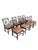 Contemporary Late 20th Century McGuire Rattan Target Back Dining Chairs Set of 8 For Sale - Image 3 of 10