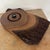 2020s Studio Made Live Edge Walnut Table Lamp For Sale - Image 5 of 6