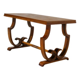 Neo-Classical Oak Coffee Table, 1960s For Sale