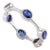 Minimal Everyday Blue Sapphire Stackable Band Ring in 14k Size 5 For Sale