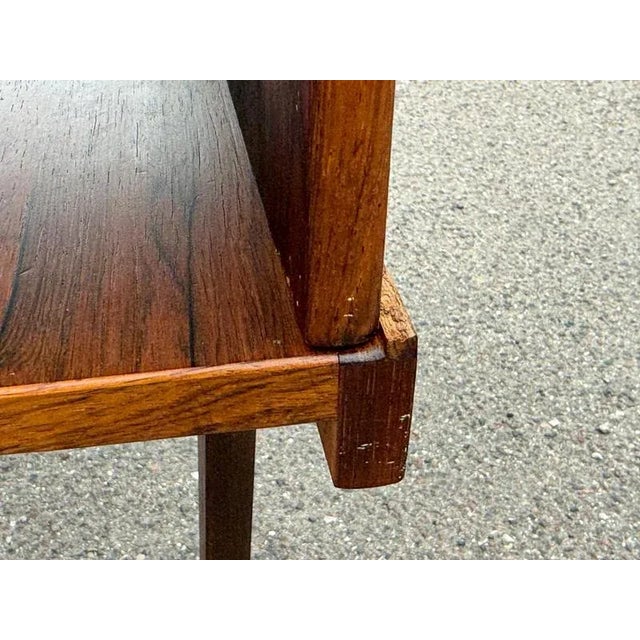 Original phone bench from Denmark. Designed and produced in the 1960s by Peter Løvig Nielsen. It has minor veneer...