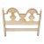 Vintage John Widdiecom Whitewashed Boho Chic Style Full Size Headboard For Sale