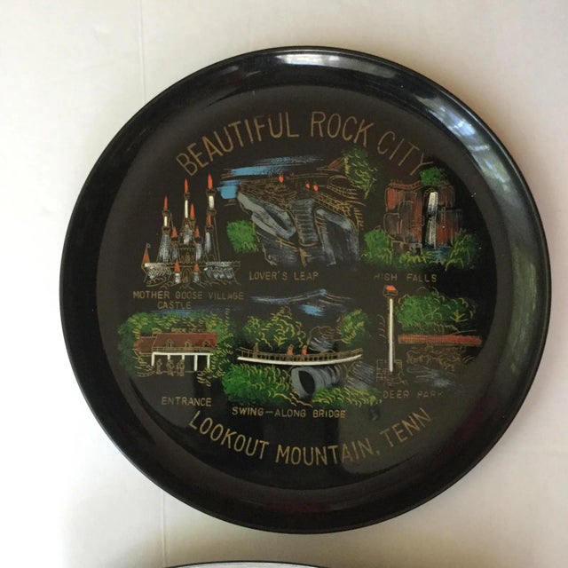 Mid-Century Modern Tennessee Mid-Century Souvenir Trays - A Pair For Sale - Image 3 of 11