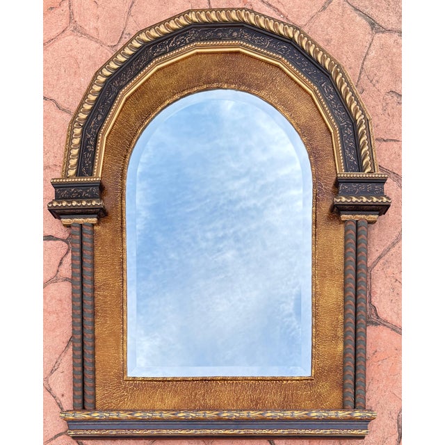 Neoclassical Late 20th Century Wall Mirror Neoclassical Style For Sale - Image 3 of 10