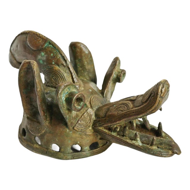 Antique African Senufo Headdress Topper For Sale