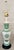 Vintage Chinoiserie Famille Verte Green and White Hand Painted Porcelain Baluster Vase Table Lamp on a Black Wood Base For Sale - Image 11 of 12