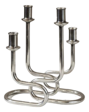 1960s Italian Candleholders by Gorham Maestri, a Pair