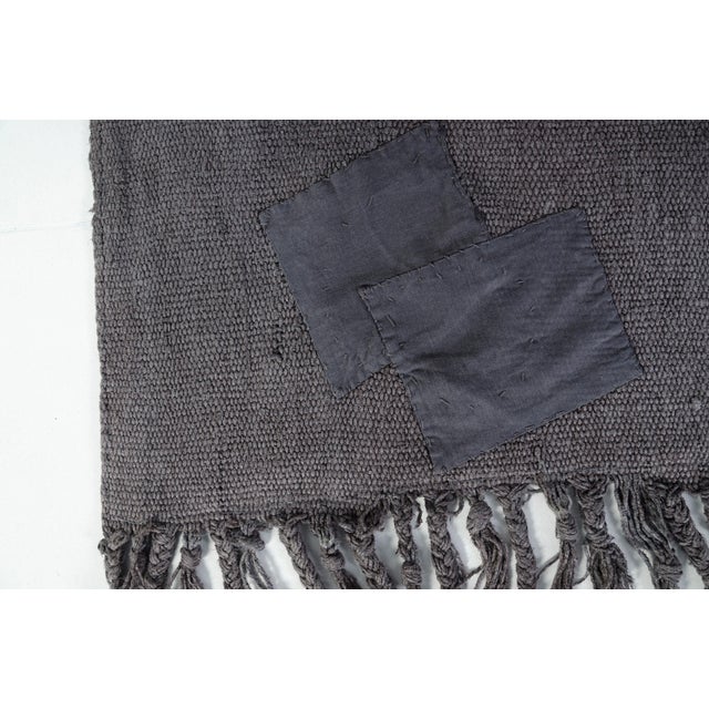 Turkish Grey Hemp Kilim Rug, 1960 For Sale - Image 9 of 18