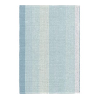 Dash & Albert by Annie Selke Shore Stripe Woven Cotton Rug, 4' x 6' For Sale