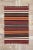 Red Vintage Persian Shiraz Striped Kilim Rug - 02'02 X 03'03 For Sale - Image 8 of 9