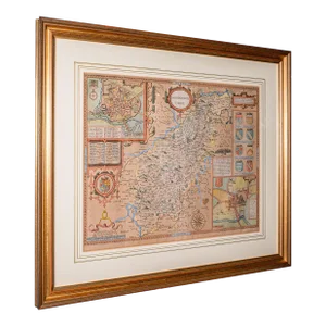 1630's Large Antique Lithography Map