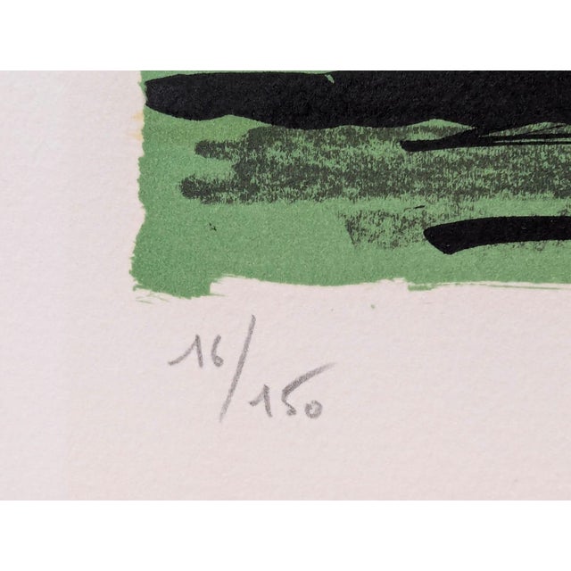 Bernard Buffet, Saint-Servan, The Solidor Tower, 1985, Lithograph For Sale - Image 3 of 5