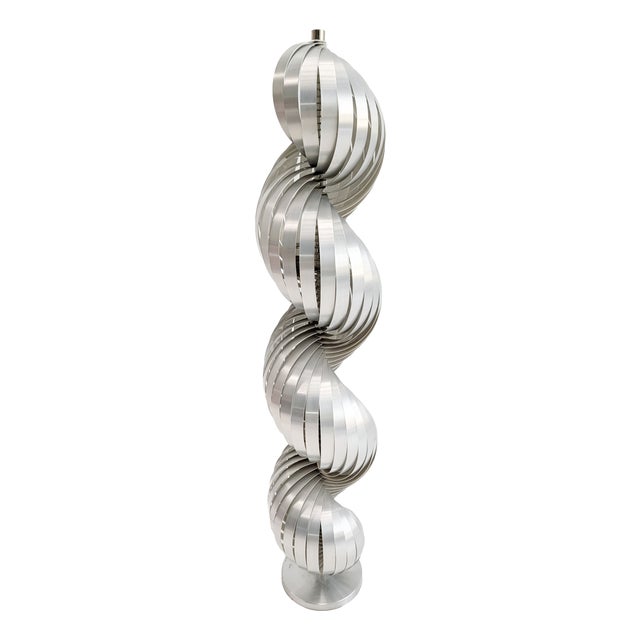 Spiral Floor Lamp by Henri Mathieu, 1970s For Sale