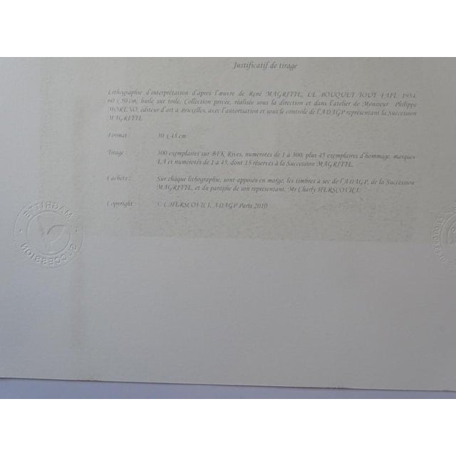 After René Magritte, Decalcomania, Lithograph For Sale - Image 4 of 5