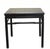 This 19th century square elm wood tea table is finished in a deep dark lacquer, showcasing a clean and minimalist...