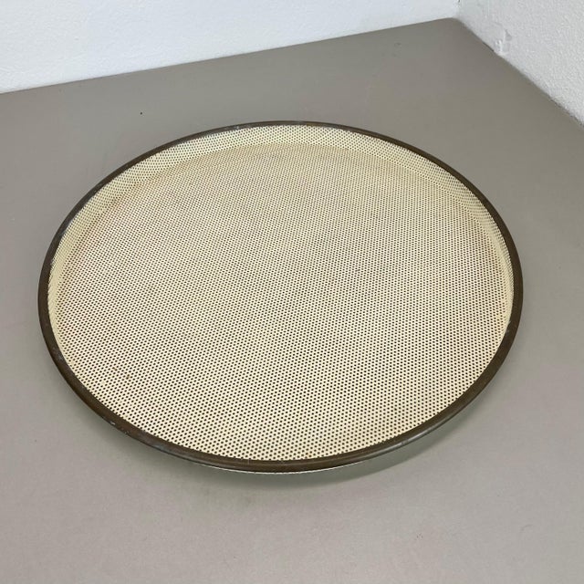 Modern Modern Metal Tray Hole Pattern by Mathieu Matégot, 1950s For Sale - Image 3 of 15