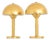 Table Lamps in Brass, 1950s, Set of 2 For Sale