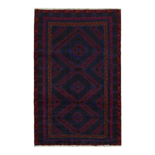 Rug & Kilim’s Baluch Tribal Rug With Colorful Geometric Patterns For Sale