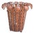Vintage Art Nouveau Umbrella Stand in Sheet Metal, 1960s For Sale