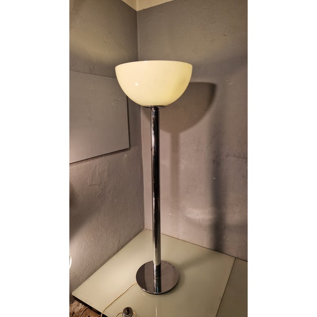 Glass and Metal Am/as Floor Lamp by Franco Albini and Franca Helg for Sirrah, 1970s For Sale - Image 10 of 13