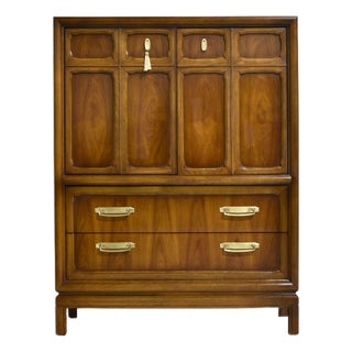 1970s Campaign Style Highboy by Henry M. Goodman Furniture For Sale